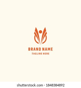 Creative people logo design template download
