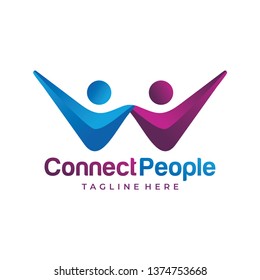 creative people logo icon