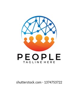 creative people logo icon