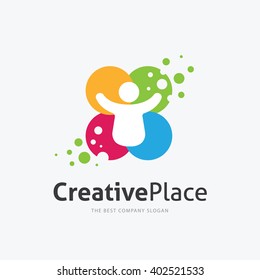 Creative People Logo Template