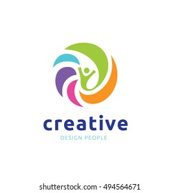 Creative People Logo template.