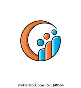 creative people logo template