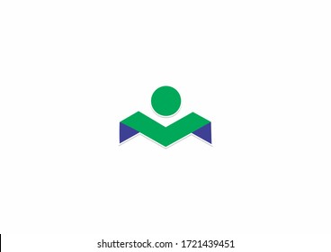 Kreative Menschen mit gestalterischen Vektorgrafik-Logo-Designvorlagen