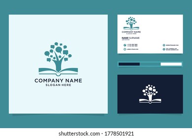 Creative People Tree Concept Logo Design Template
