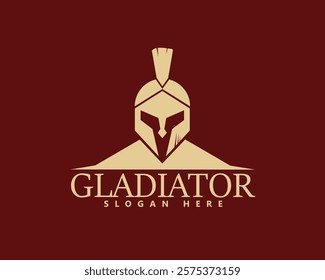 creative people using sparta helmet logo design