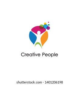 Creative people vector icon illustration design