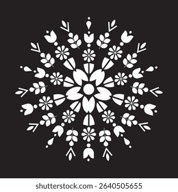 Creative perfect decorative Simple floral design elements