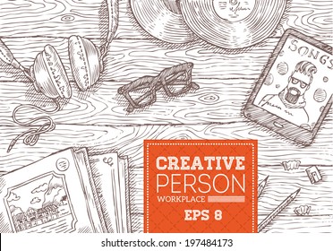 Creative Person Workplace