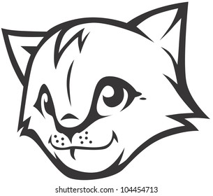 Creative Pet Cat Illustration