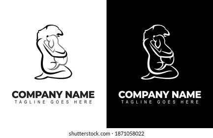 Creative Pet Grooming Logo Design Inspiration With Dogs And People