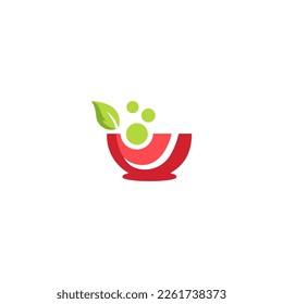 Creative Pharmacy Concept Logo illustration design template, ayurvedic logo