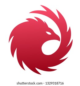Creative Phoenix Bird Logo Symbol. Vector Design Illustration