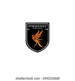Creative Phoenix bird logo vector design illustration