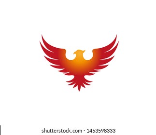 Creative Phoenix Logo Design Vector Symbol Illustration