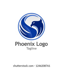 Creative Phoenix logo Vector