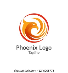 Creative Phoenix logo Vector