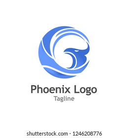 Creative Phoenix logo Vector