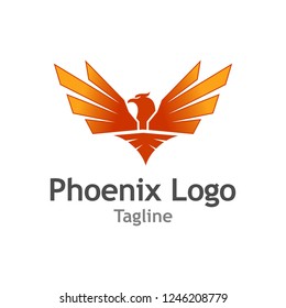 Creative Phoenix logo Vector