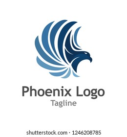 Creative Phoenix logo Vector