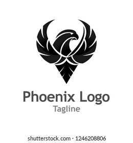 Creative Phoenix logo Vector