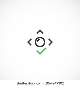 Creative photo claim check mark vector designs