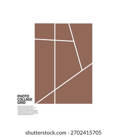 creative photo collage design template