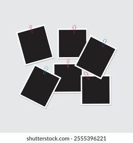 Creative Photo Collage Vector Design. collage templates, birthday collage, collage art