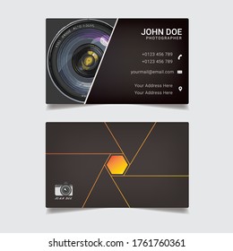 Creative Photography Business Card Template 
