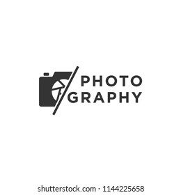 Creative Photography Concept Logo Design Template 