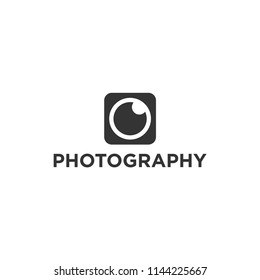 Creative Photography Concept Logo Design Template 