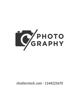 Creative Photography Concept Logo Design Template 