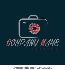 Creative photography logo camera logo design template inspiration vector illustration photography