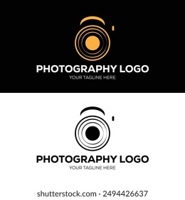 creative photography logo design for photographer or content creator