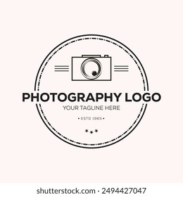 creative photography logo design for photographer or content creator