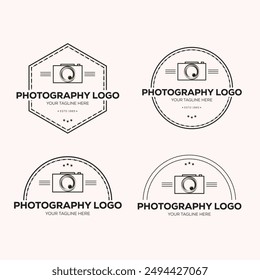 creative photography logo design for photographer or content creator