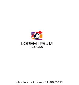diseño de logotipo de fotografía creativa, diseño de logotipo de cámara.
