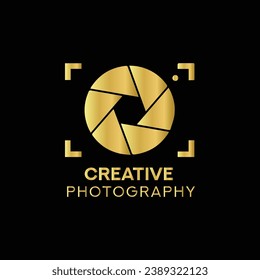 Creative photography logo template, photography logo vector inspiration, signature logo concept.