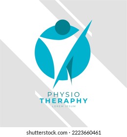 Logo de fisioterapia creativa Este logo incorpora con abstracto la forma creativa. Será adecuado para qué empresa o marca.