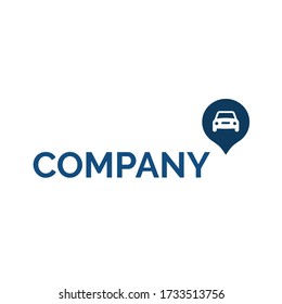 Creative pin car logo for your business