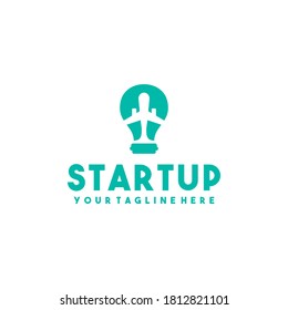 Creative pine wood logo design