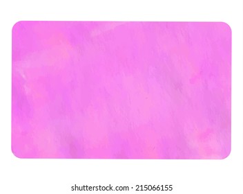 Creative pink watercolor design for background. Artwork made in vector.
