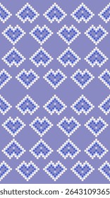 Design de tecido de arte pixel criativo com camadas abstratas e geometria sem costura para impressão de alta qualidade a pedido Produtos, incluindo moda DIY e decoração