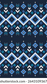 Creative Pixel Art Fabric Design with Abstract Layers and Seamless Geometry for High Quality Print on Demand Products Including Fashion DIY and Decor