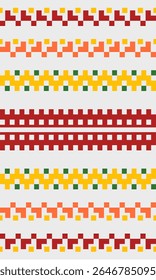 Design de tecido de arte pixel criativo com camadas abstratas e geometria sem costura para impressão de alta qualidade a pedido Produtos, incluindo moda DIY e decoração