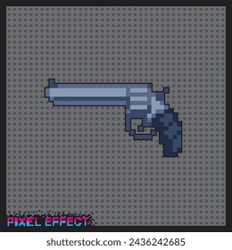 píxel creativo de armas de fuego.
arma y vector de francotirador
