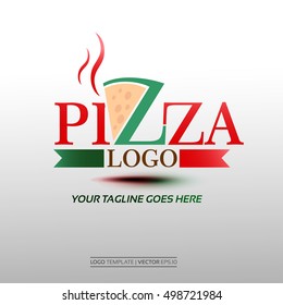 Creative Pizza Logo. Vector Illustration Eps. 10