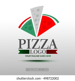 Creative Pizza Logo. Vector Illustration Eps. 10