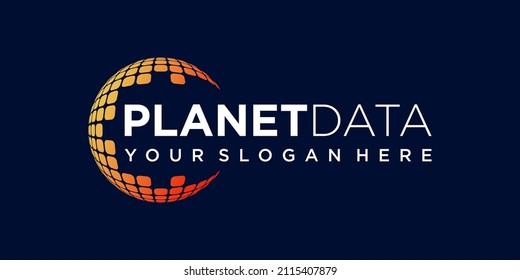 creative planet data Business Logo Design Template