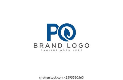 Creative PO logo for Branding and Startups.