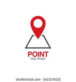 Creative Point Map Logo and Icon Vector Template